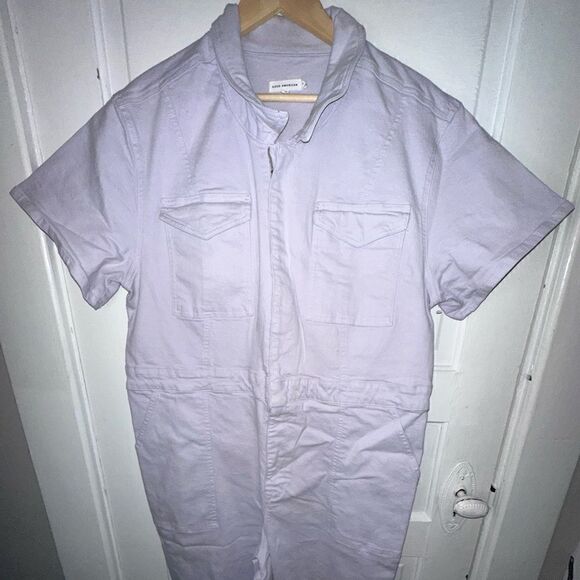 Good American Fit for Success Jumpsuit in Lilac Size 4X - Picture 2 of 7